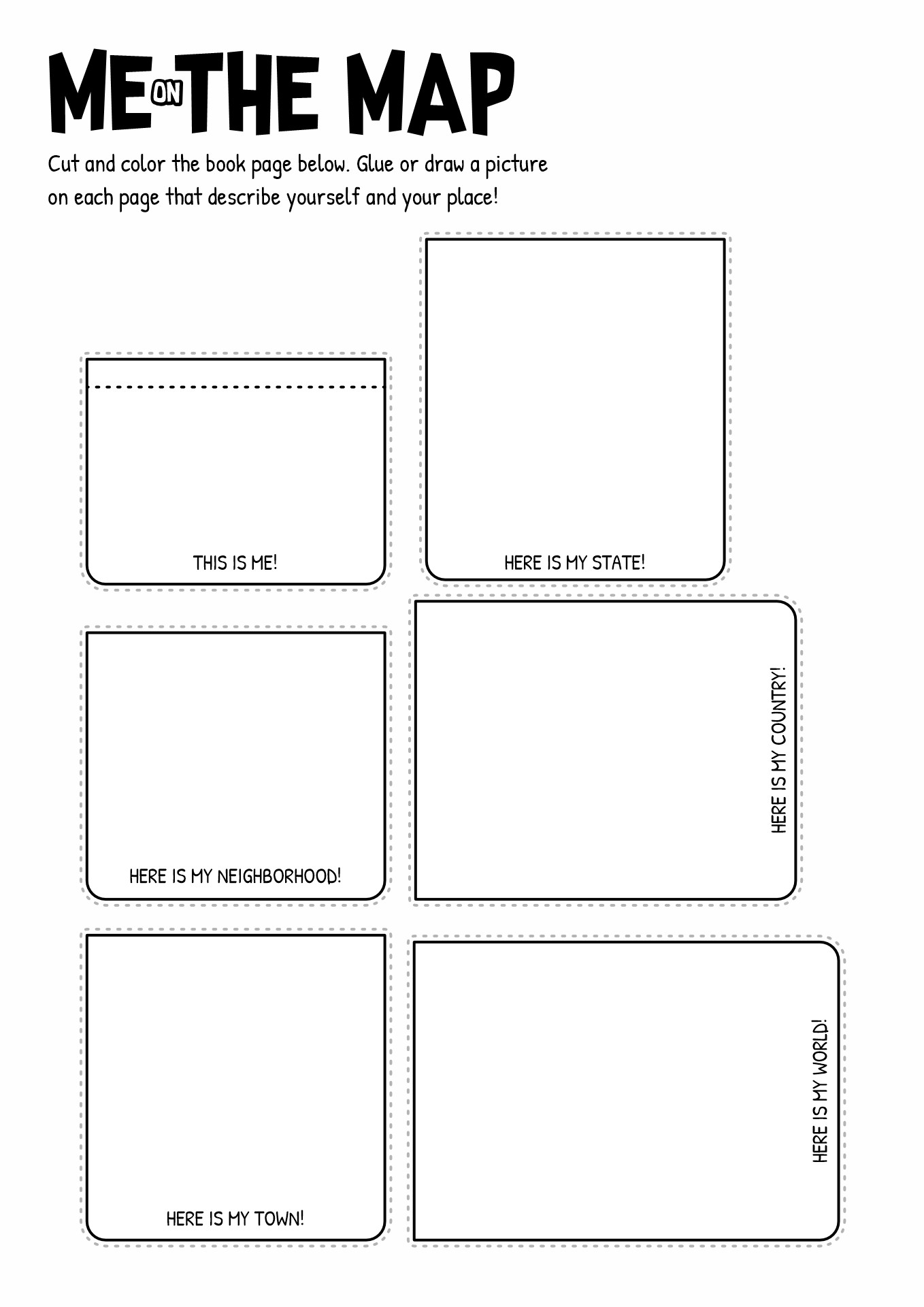 16 Me On The Map Worksheets Free PDF At Worksheeto