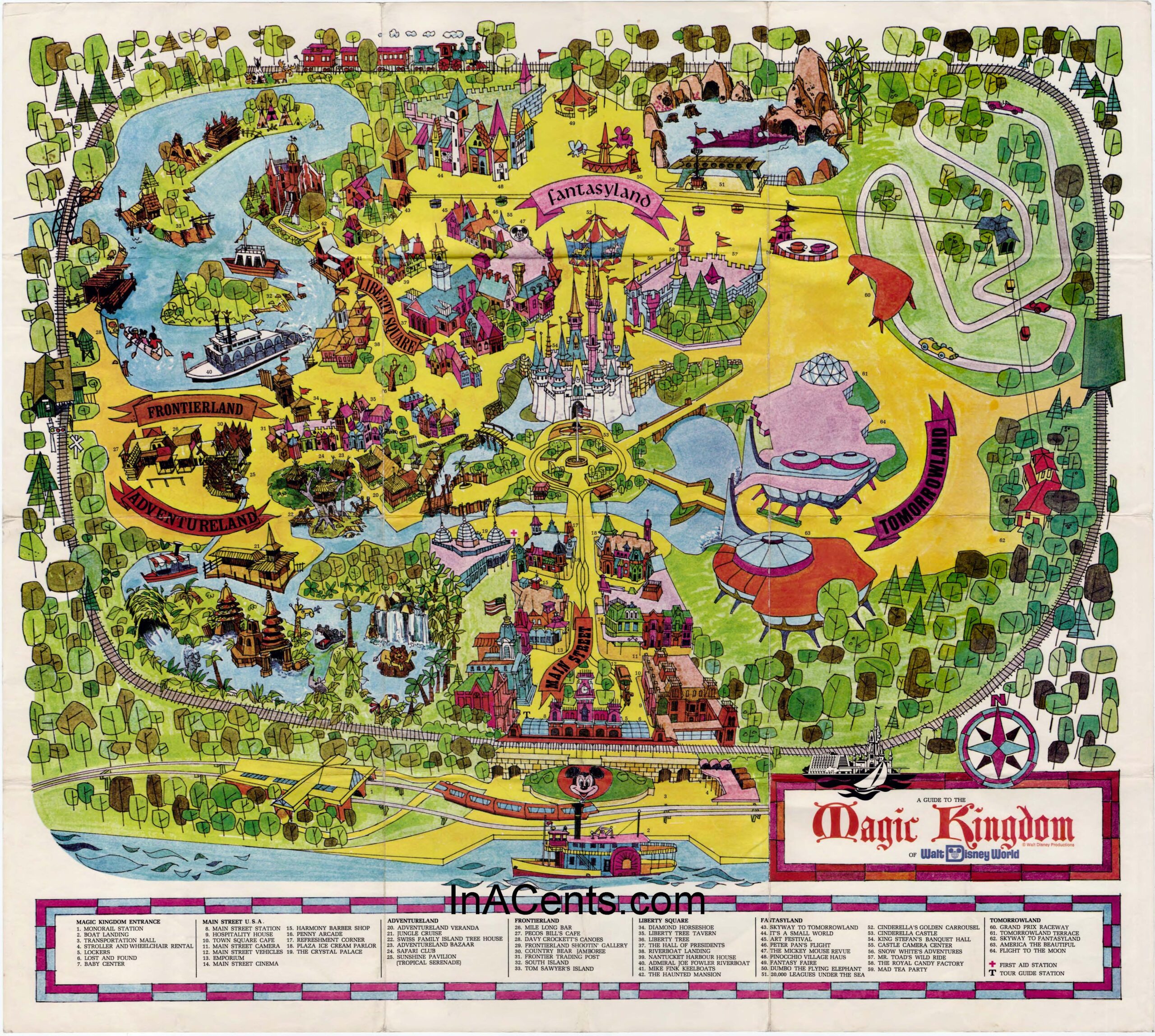 Magic Kingdom Park Map Printable