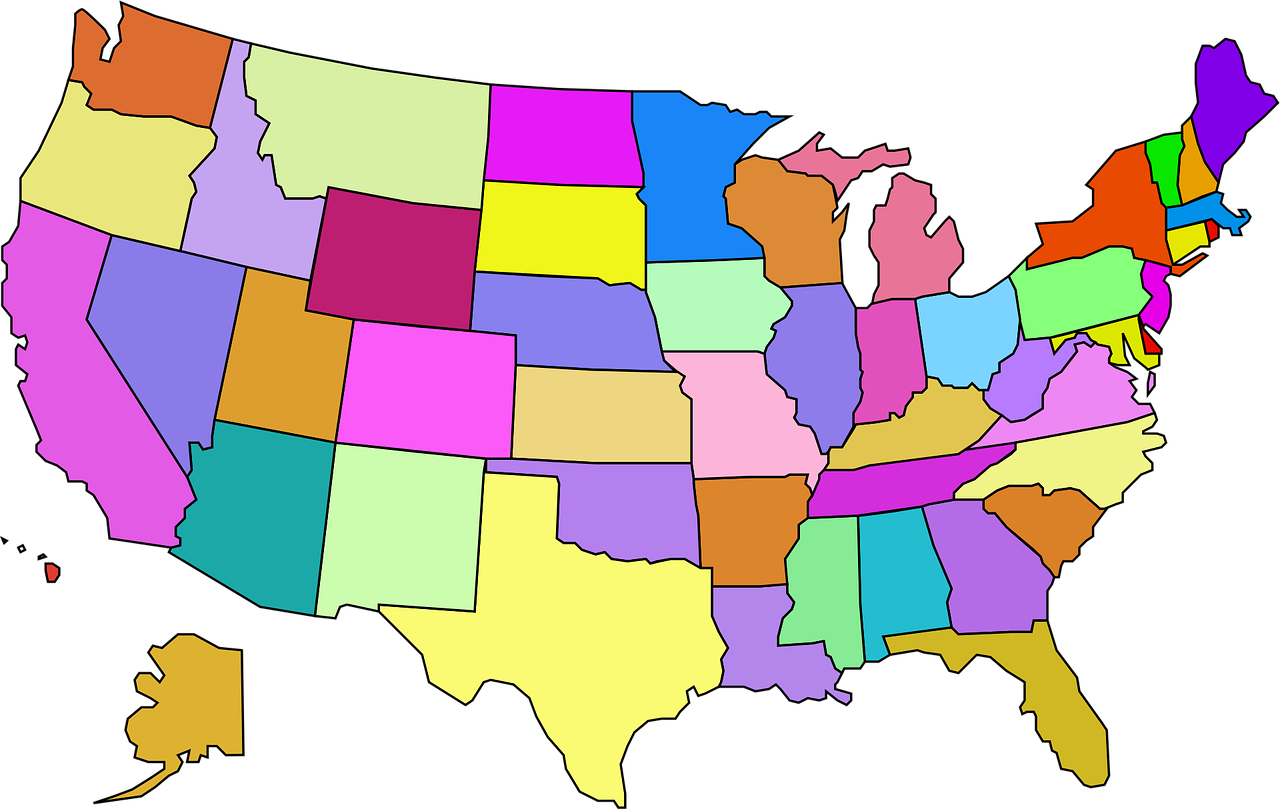 20 000 Free United States Map Map Images Pixabay
