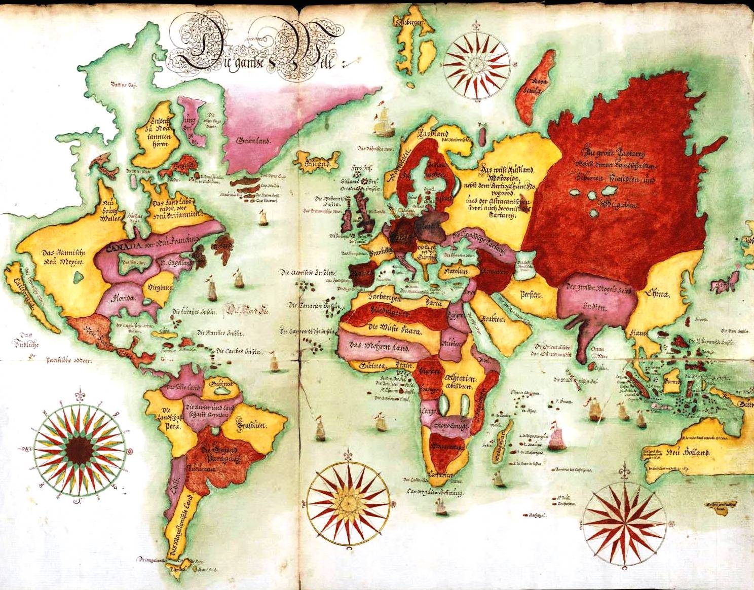 Free Printable Vintage World Map Tag