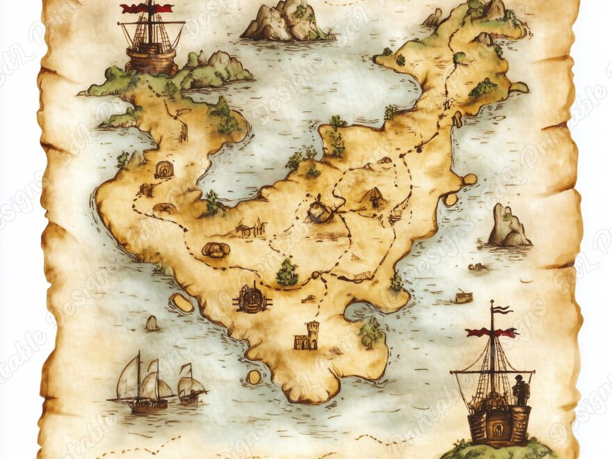 20 Old Treasure Map Clip Art Ancient Treasure Map Printable Images Digital Download Aged Pirate Treasure Map Scrapbooking Paper Craft JPG Etsy