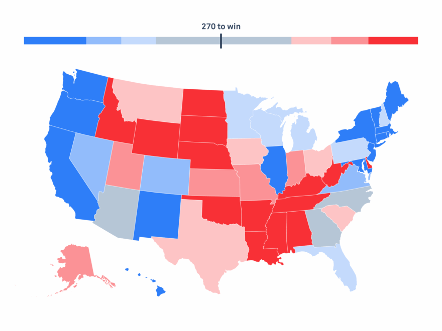 2024 Electoral College Map PBS News
