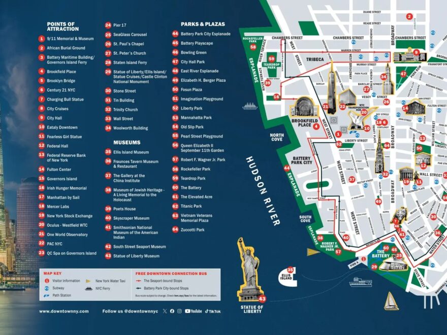 2024 Lower Manhattan Walking Map By Alliance For Downtown New York Issuu