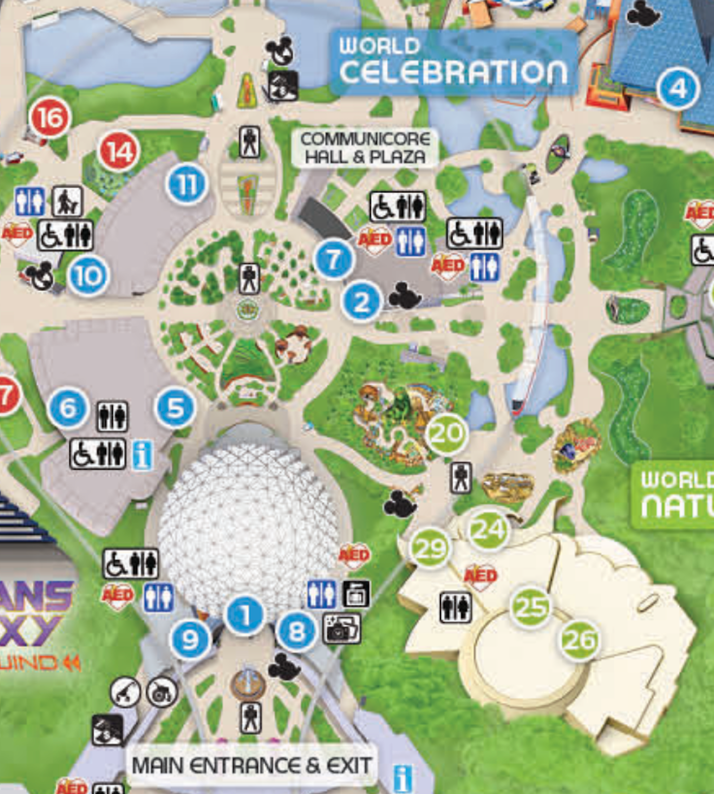 2025 EPCOT Map Of Disney World Printable PDF Details 2025 EPCOT Map Of Disney World Printable PDF Details