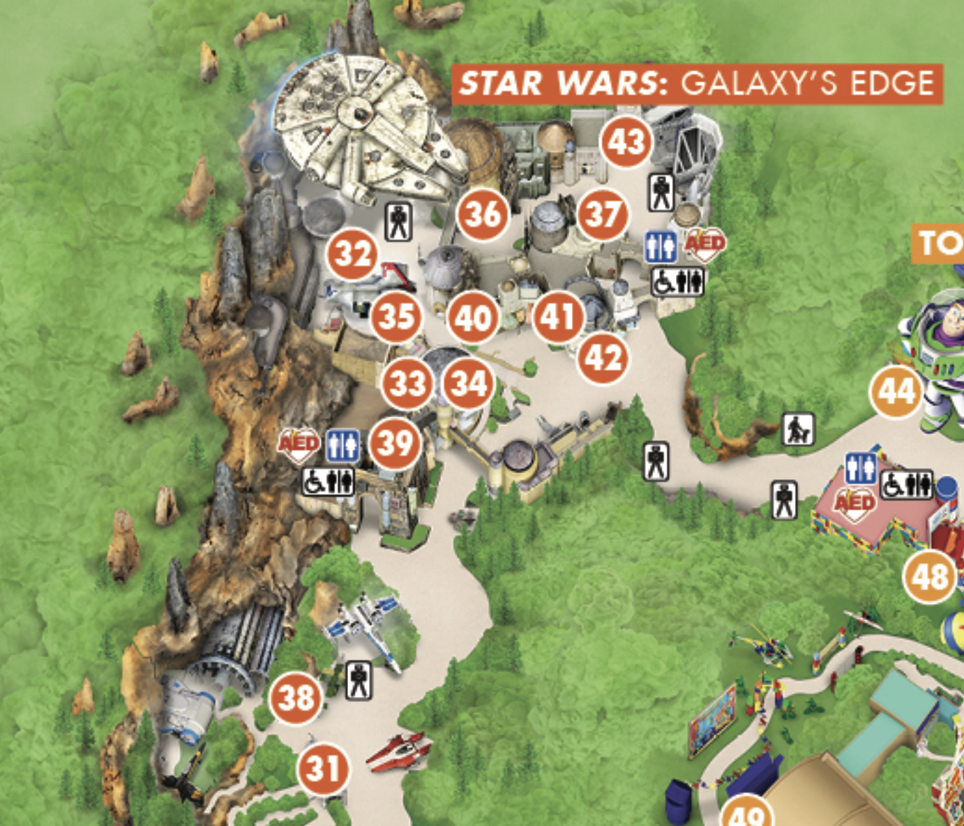 Disney World Hollywood Studios Printable Map Disney World Hollywood Studios Printable Map