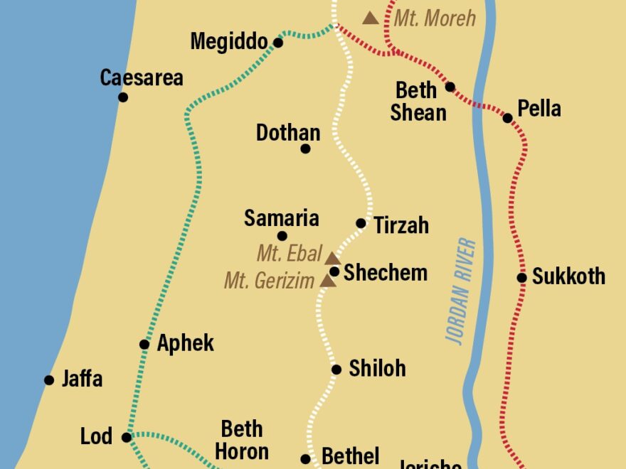 3 Pilgrimage Paths From Galilee To Jerusalem Biblical Archaeology Society