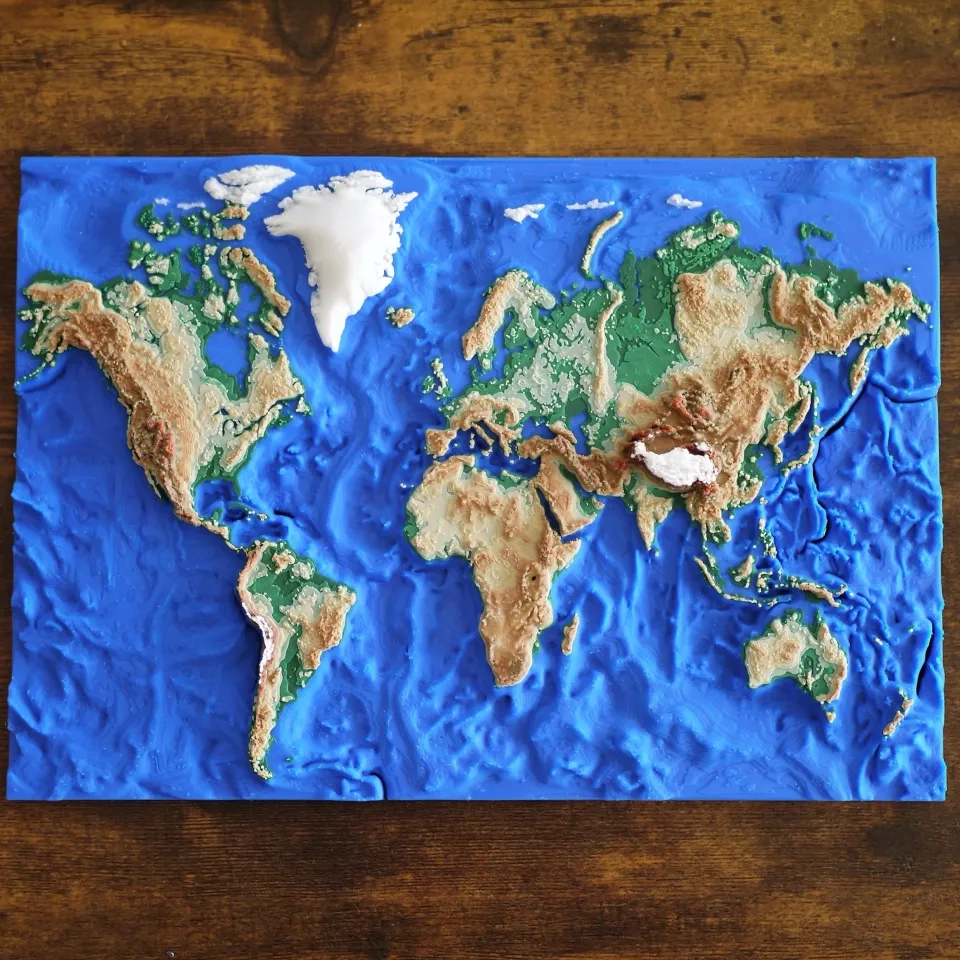 World Map Art Printables