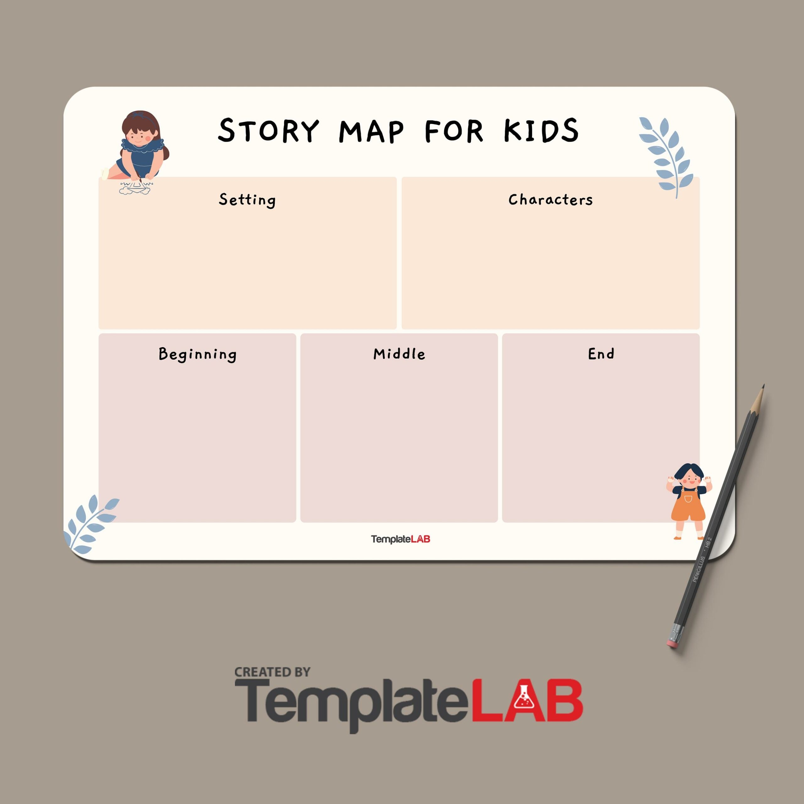 Printable Map Template For Kids