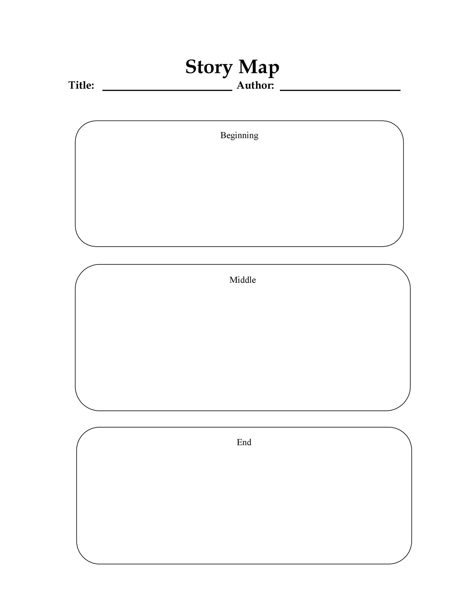 41 Free Printable Story Map Templates PDF Word PPT 