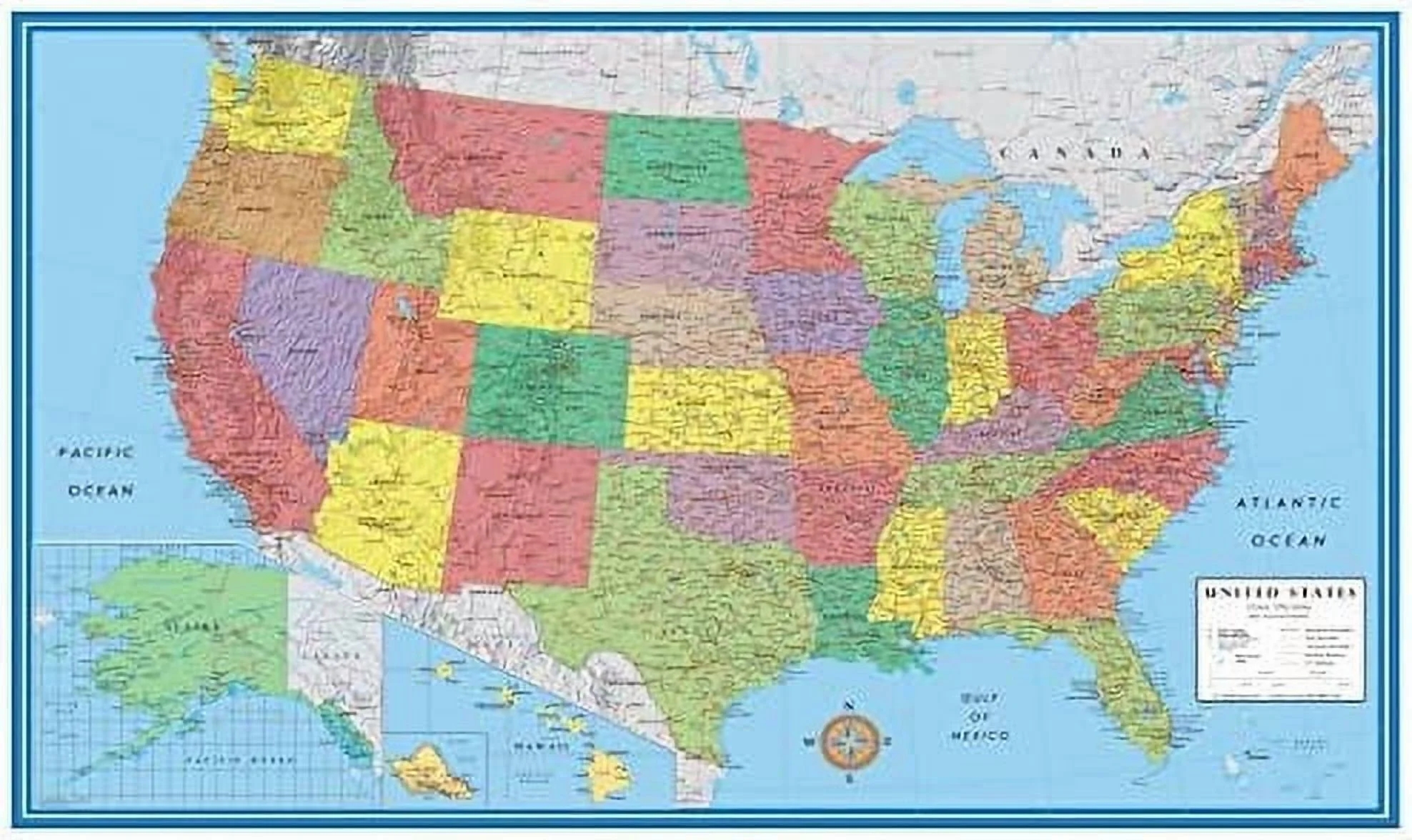 Printable Us Map For Business