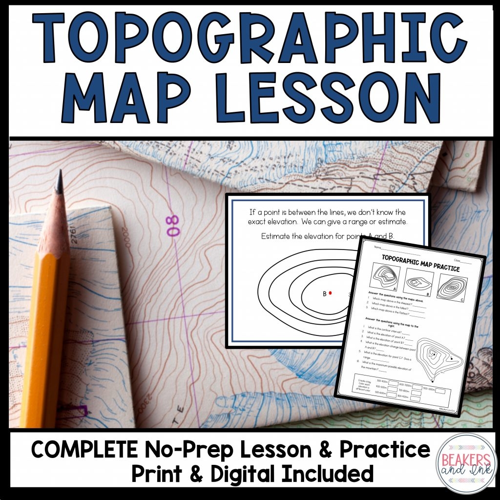 5 Engaging Topographic Map Activities For Middle School Beakers And Ink 5 Engaging Topographic Map Activities For Middle School Beakers And Ink