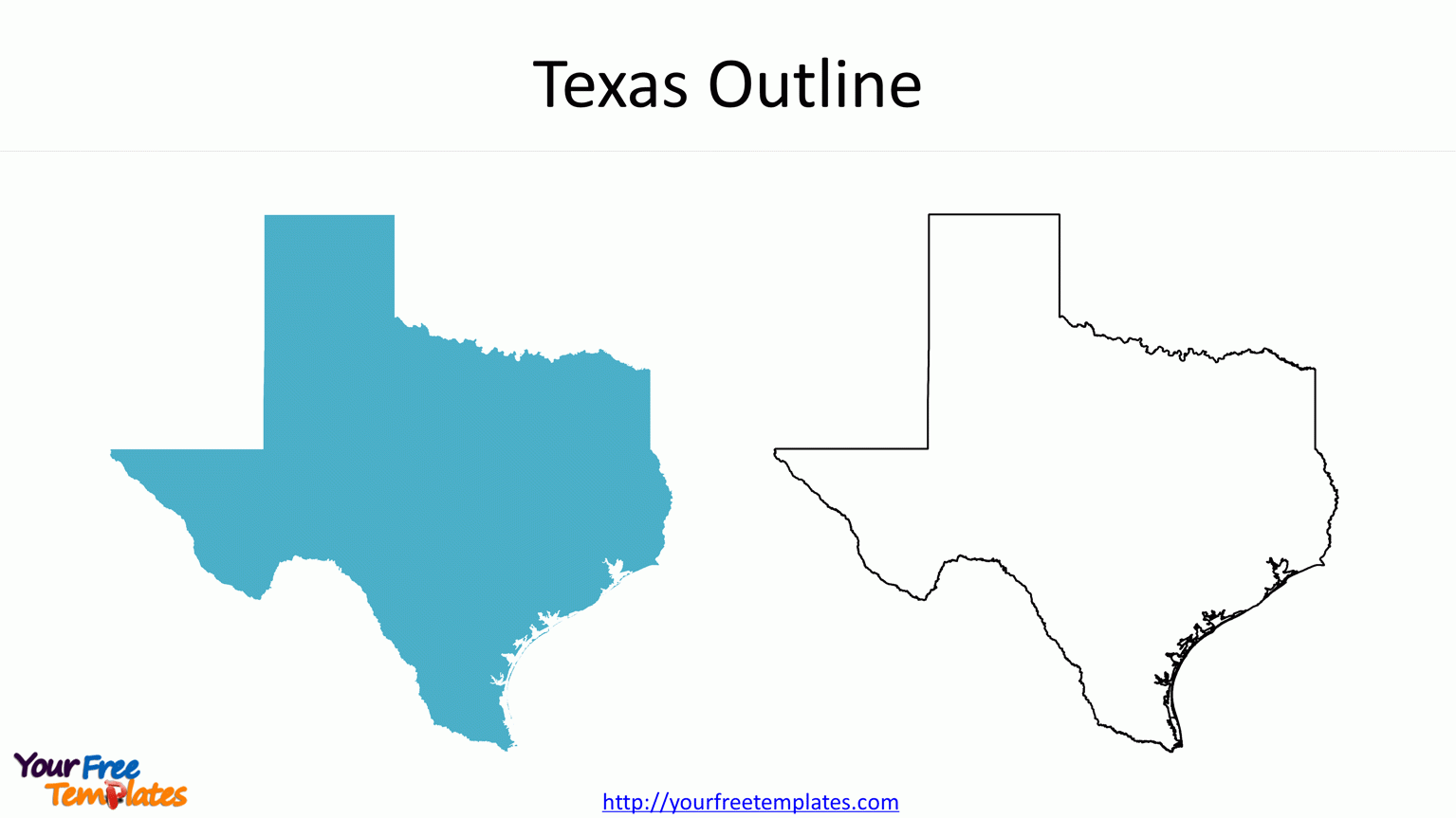 Printable Individual State Maps For Reports