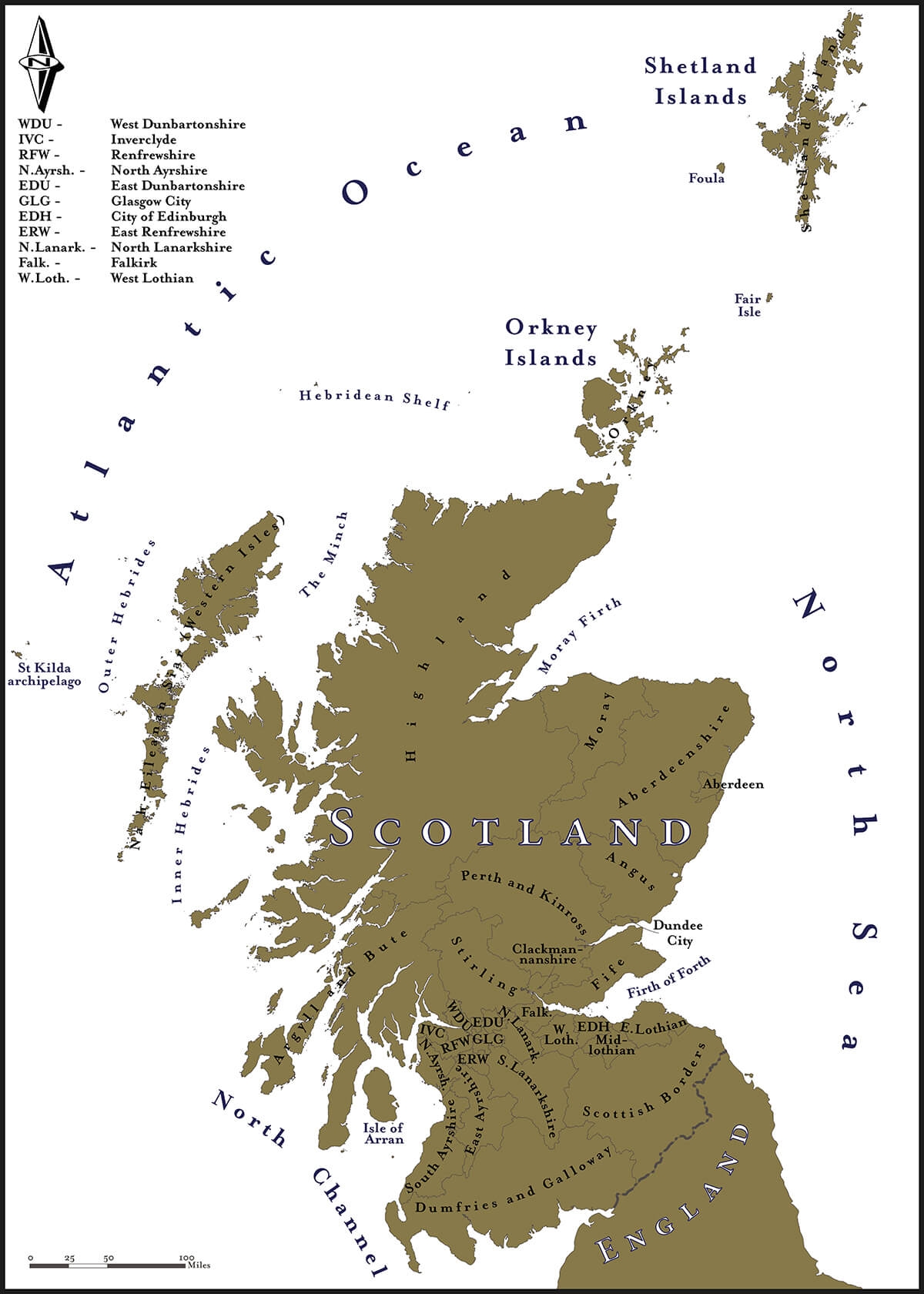 6 Maps Of Scotland Free To Use Highland Titles