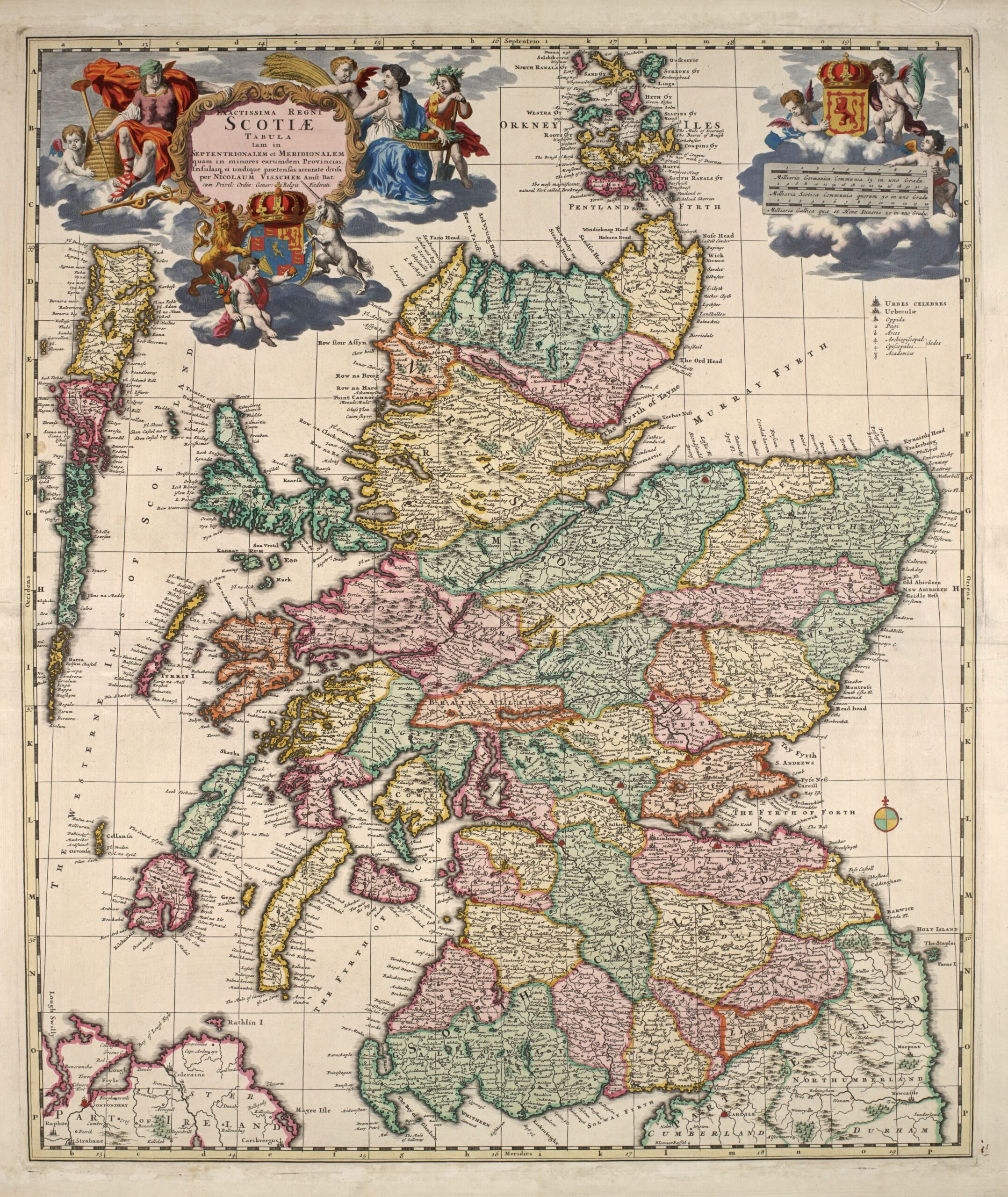 A Collection Of Free Vintage Maps Of Scotland Pictureboxblue Picture Box Blue
