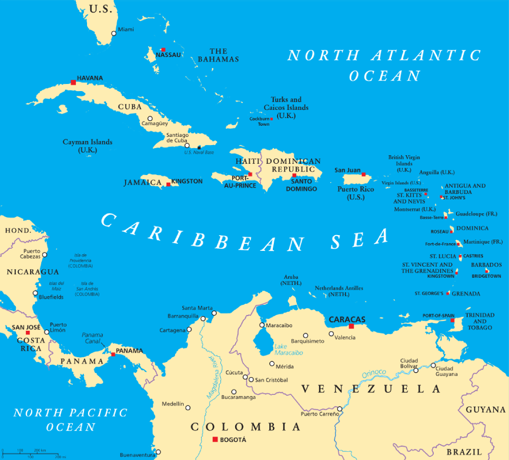 A List Of The Caribbean Countries And Dependencies With Maps The Facts Institute A List Of The Caribbean Countries And Dependencies With Maps The Facts Institute