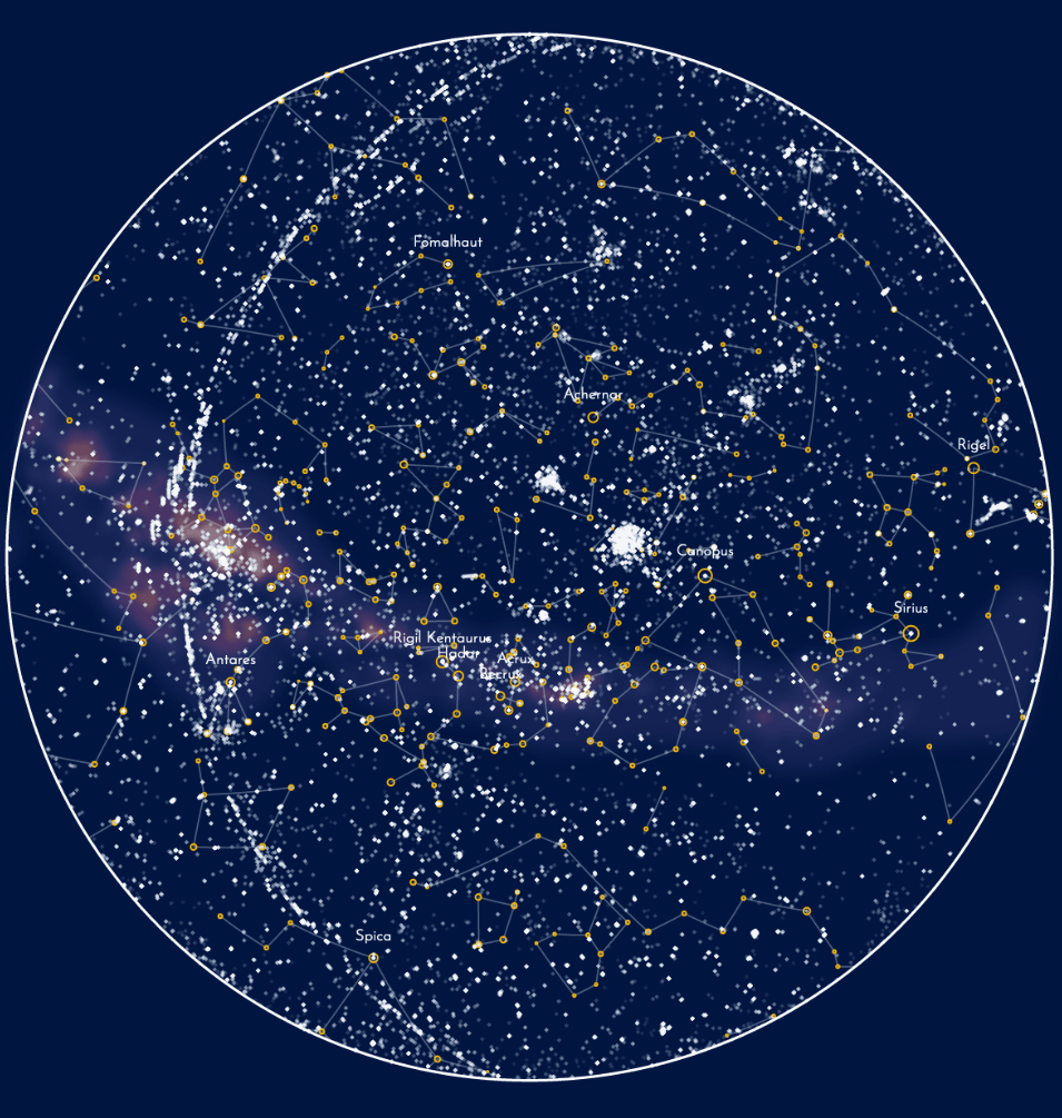Deep Space Star Map Printable