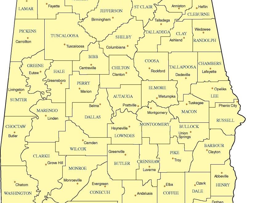 Alabama Maps Basemaps