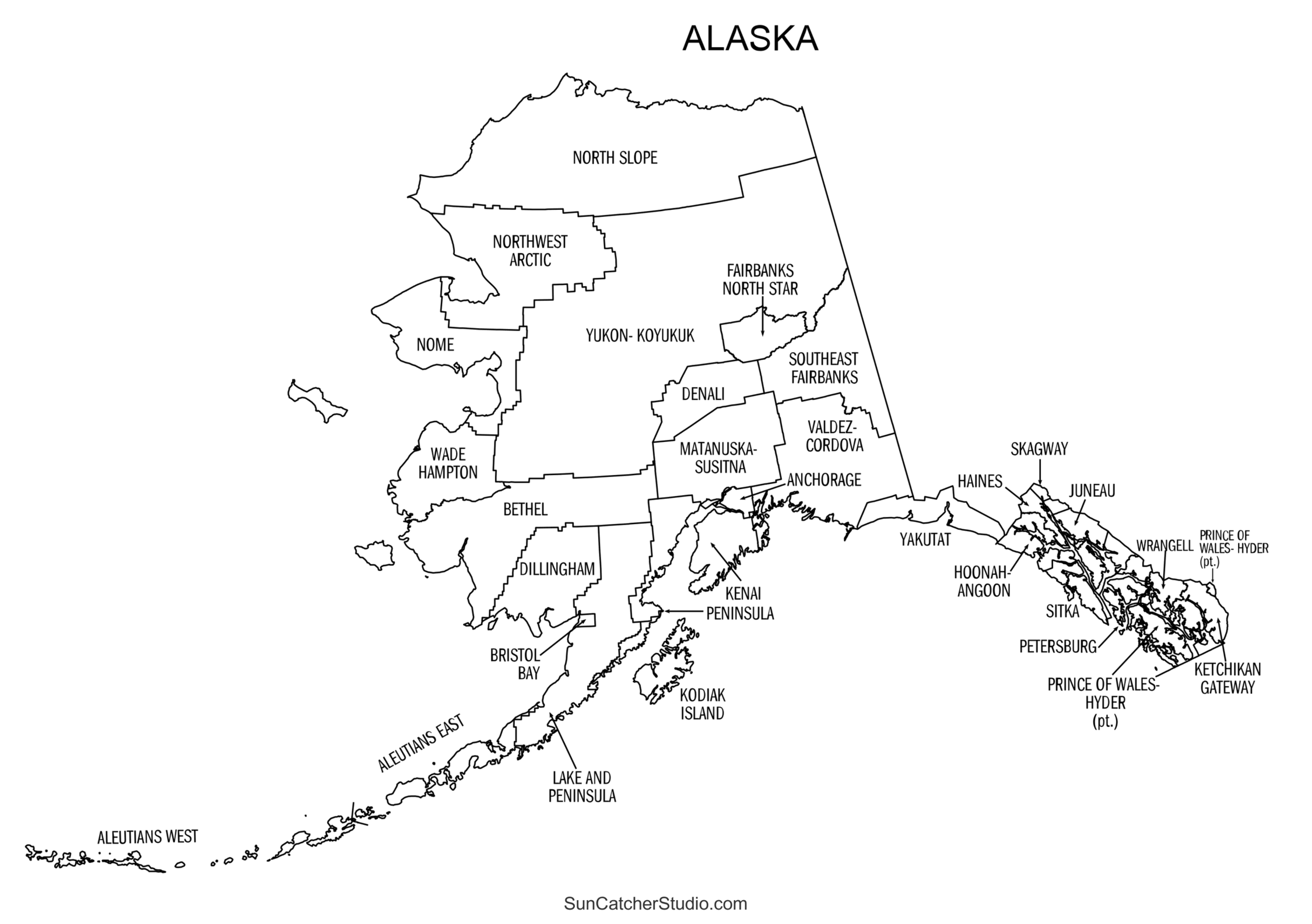 Alaska Boroughs Map Printable State Map With County Lines Free Printables Monograms Design Tools Patterns DIY Projects Alaska Boroughs Map Printable State Map With County Lines Free Printables Monograms Design Tools Patterns DIY Projects