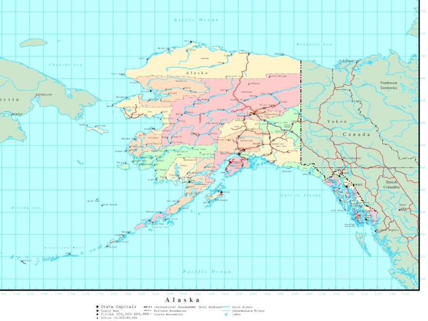 Alaska Political Map