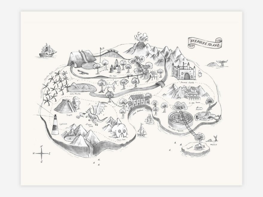 Allira Tee Treasure Map At Buyolympia