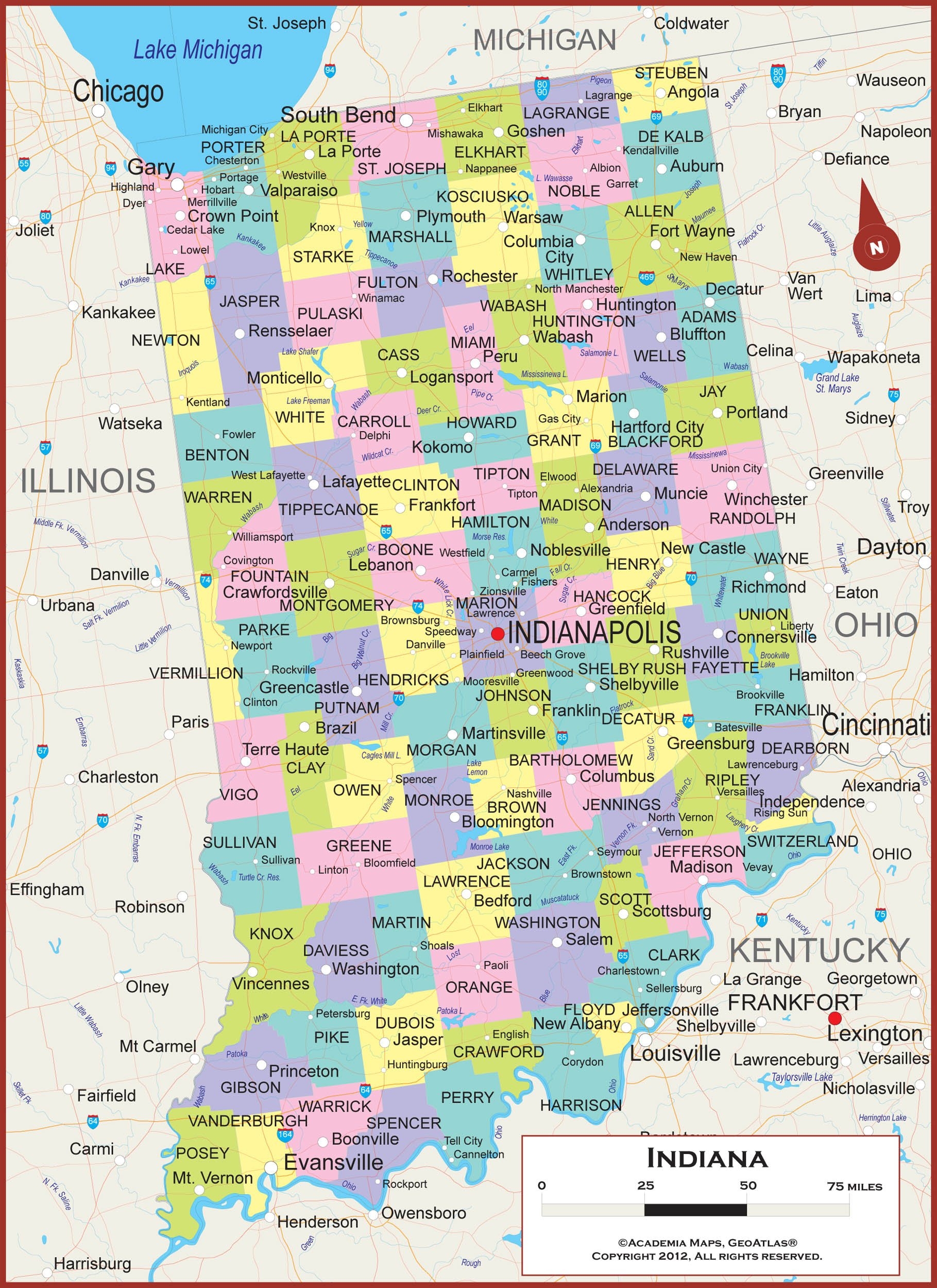 Amazon 40 X 54 Large Indiana State Wall Map Poster With Counties Classroom Style Map With Durable Lamination Safe For Use With Wet Dry Erase Marker Very Popular For Amazon 40 X 54 Large Indiana State Wall Map Poster With Counties Classroom Style Map With Durable Lamination Safe For Use With Wet Dry Erase Marker Very Popular For