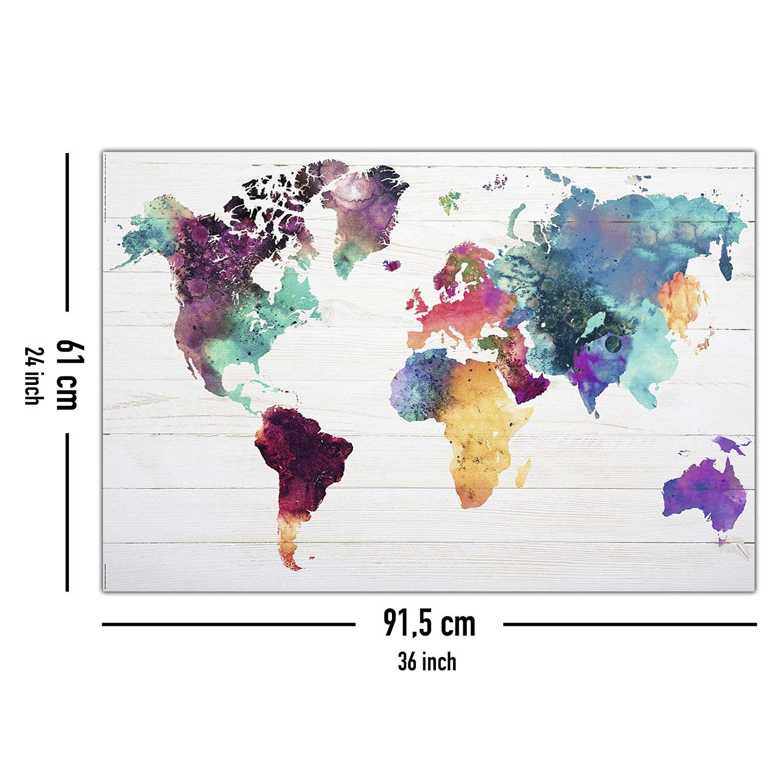 Printable World Map Poster