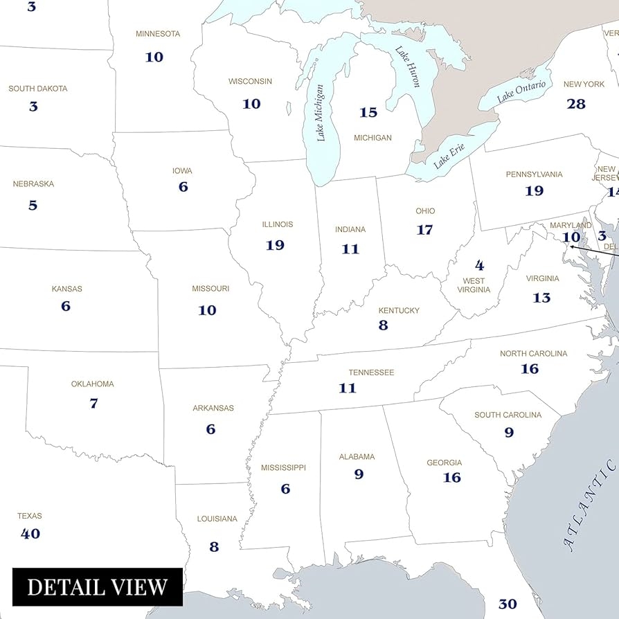 Printable 2025 Electorate Map