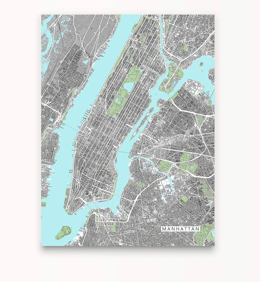 Printable Nyc Map Manhattan