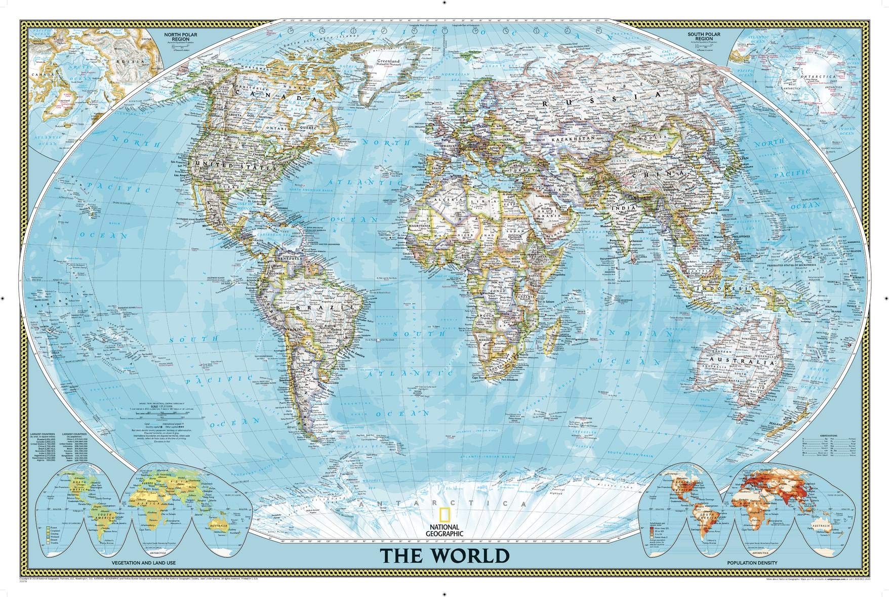 Amazon National Geographic World Classic Political Wall Map 36 X 24 Inches Art Quality Print Office Products Amazon National Geographic World Classic Political Wall Map 36 X 24 Inches Art Quality Print Office Products