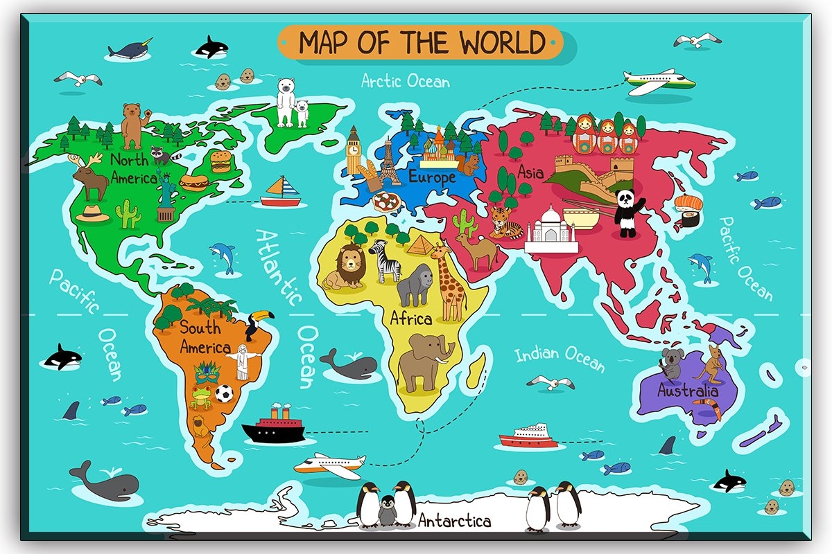 Printable World Maps For School