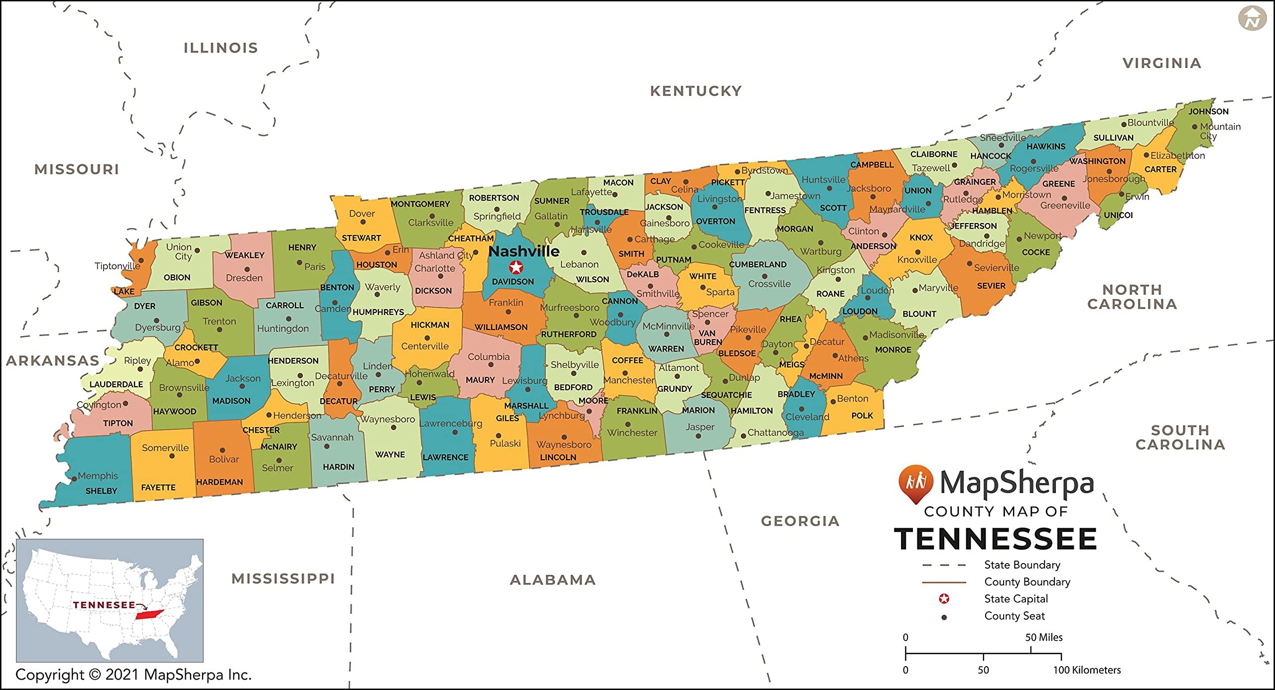 Amazon Tennessee Counties Map Extra Large 60 X 32 5 Art Quality Print Office Products Amazon Tennessee Counties Map Extra Large 60 X 32 5 Art Quality Print Office Products