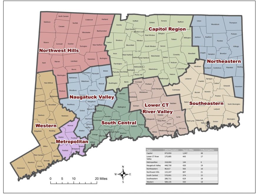 Amazon Wall Art Impact 24 x32 Map Of Connecticut With Counties And Towns Laminated Office Products
