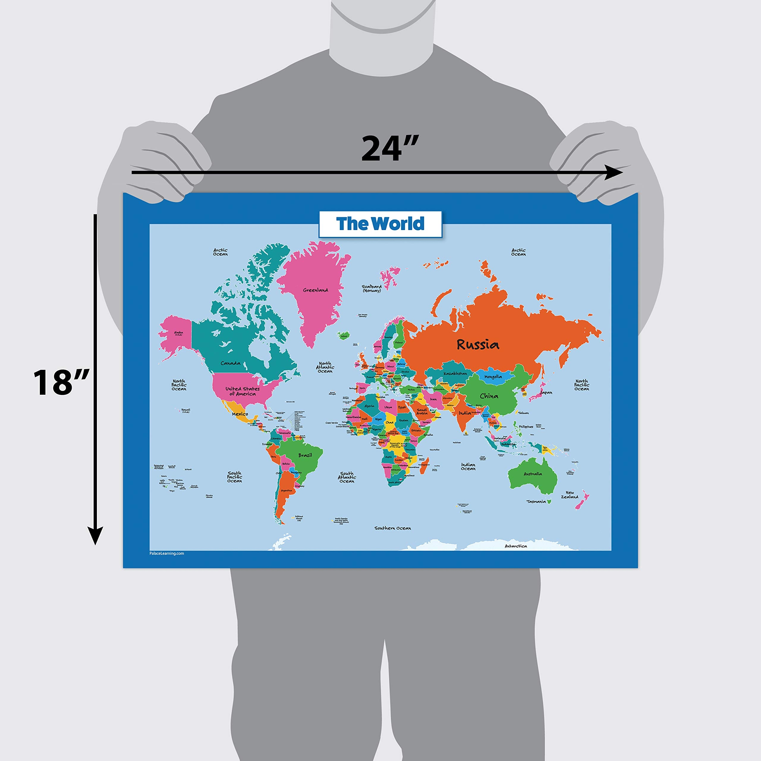 World Map Usa Printable
