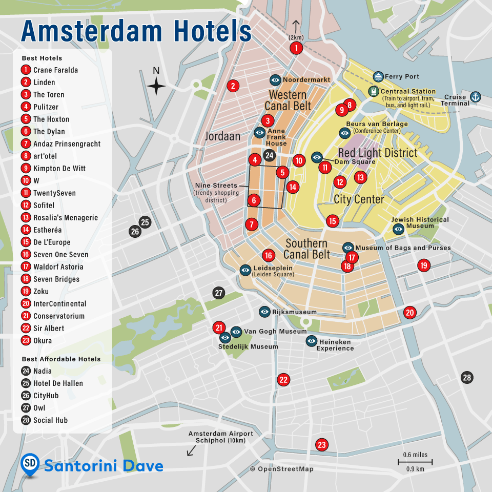 Amsterdam City Map Printable