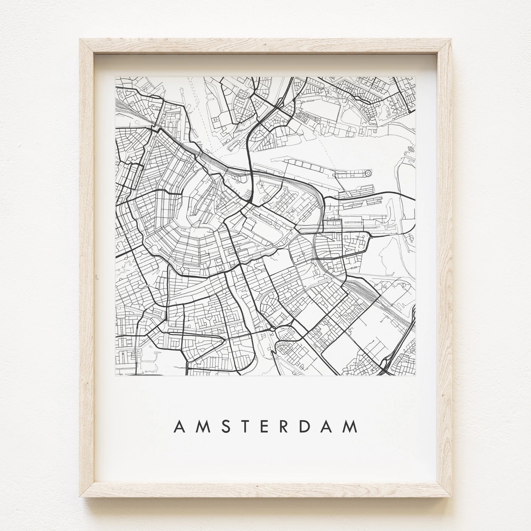 I Amsterdam Card Map Printable