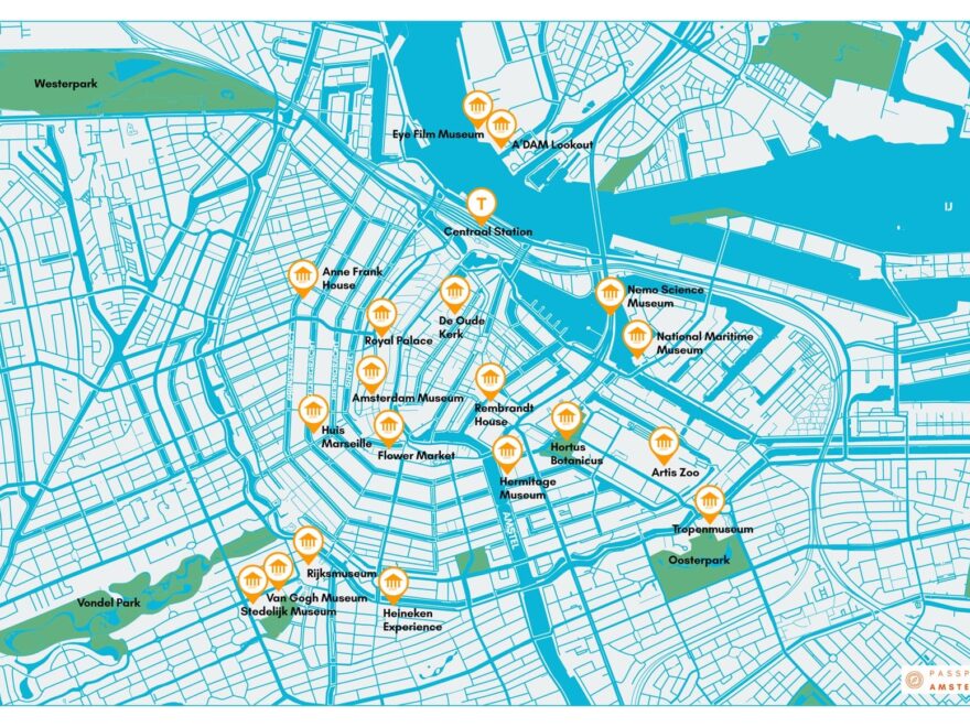 Amsterdam Map Quick Look Guide To Areas And Attractions