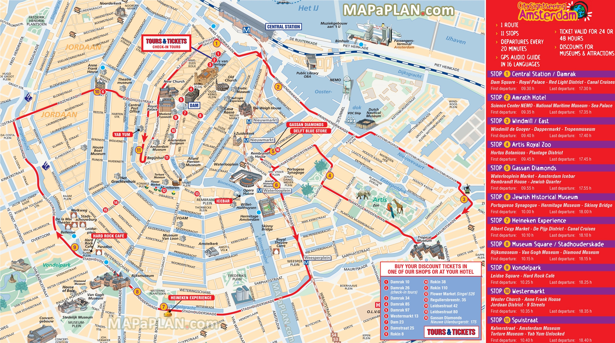 Printable Map Amsterdam Top Tourist Site Printable Map Amsterdam Top Tourist Site