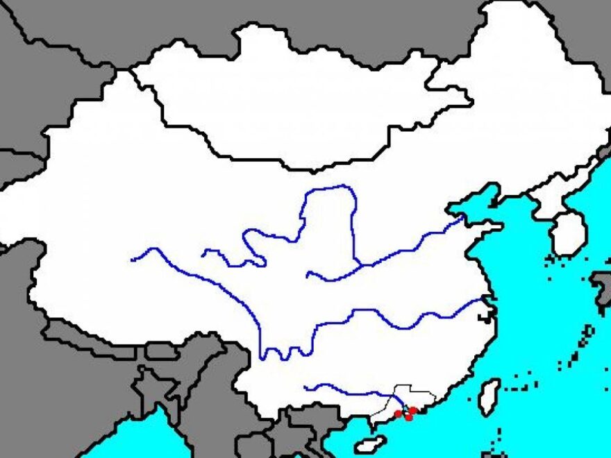 Ancient China Blank Map Blank Map Of Ancient China Eastern Asia Asia