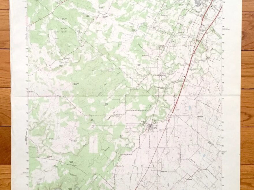 Antique Buda Texas 1958 US Geological Survey Topographic Map Austin Bluff Springs Vinson Manchaca Travis County Hays County TX Etsy