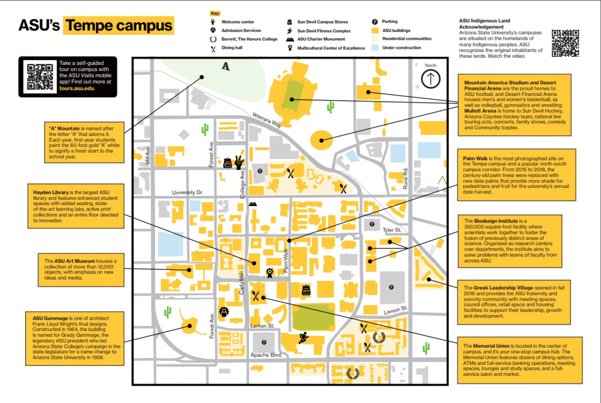 Asu Downtown Campus Map Printable