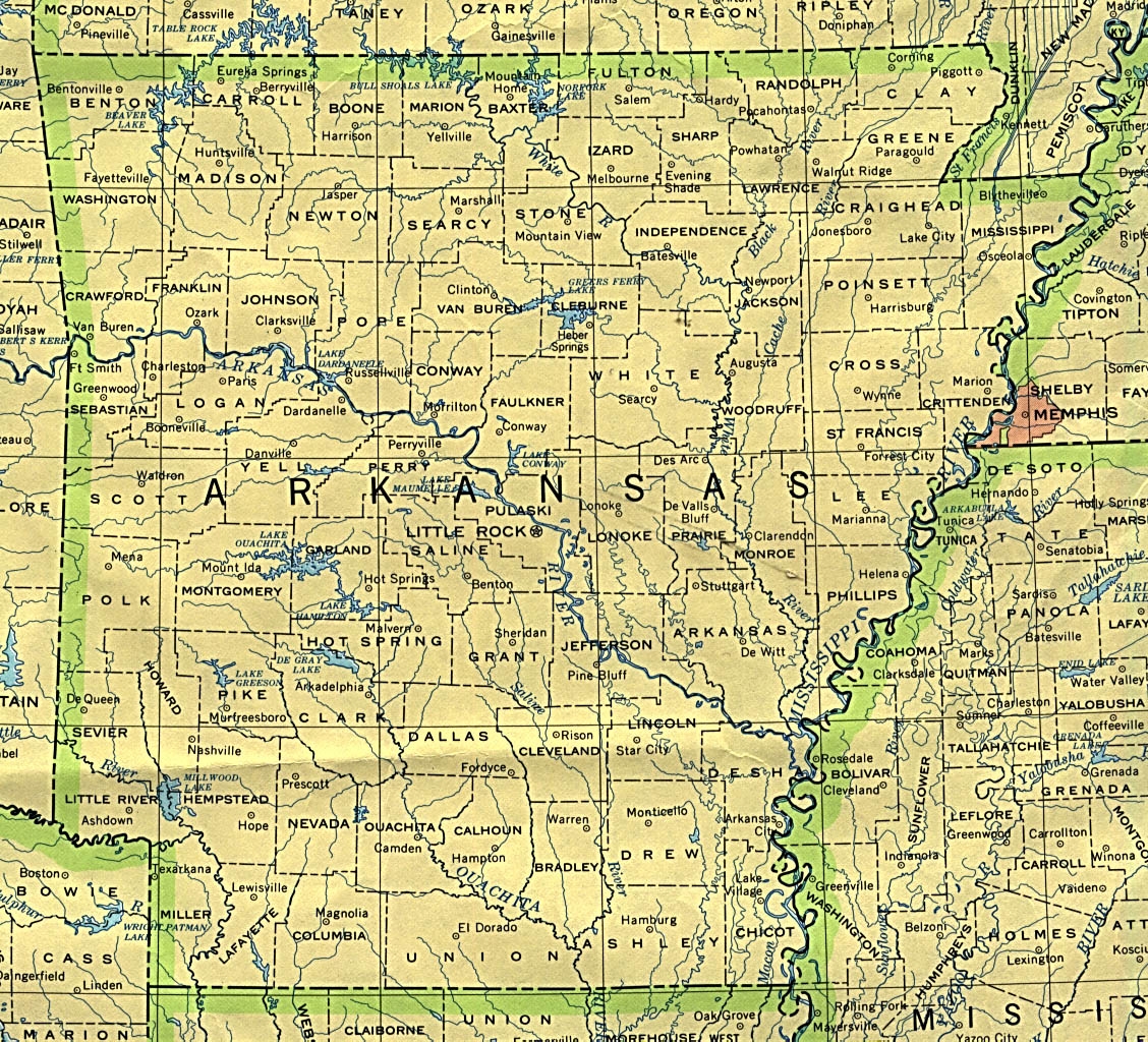 Arkansas Base Map