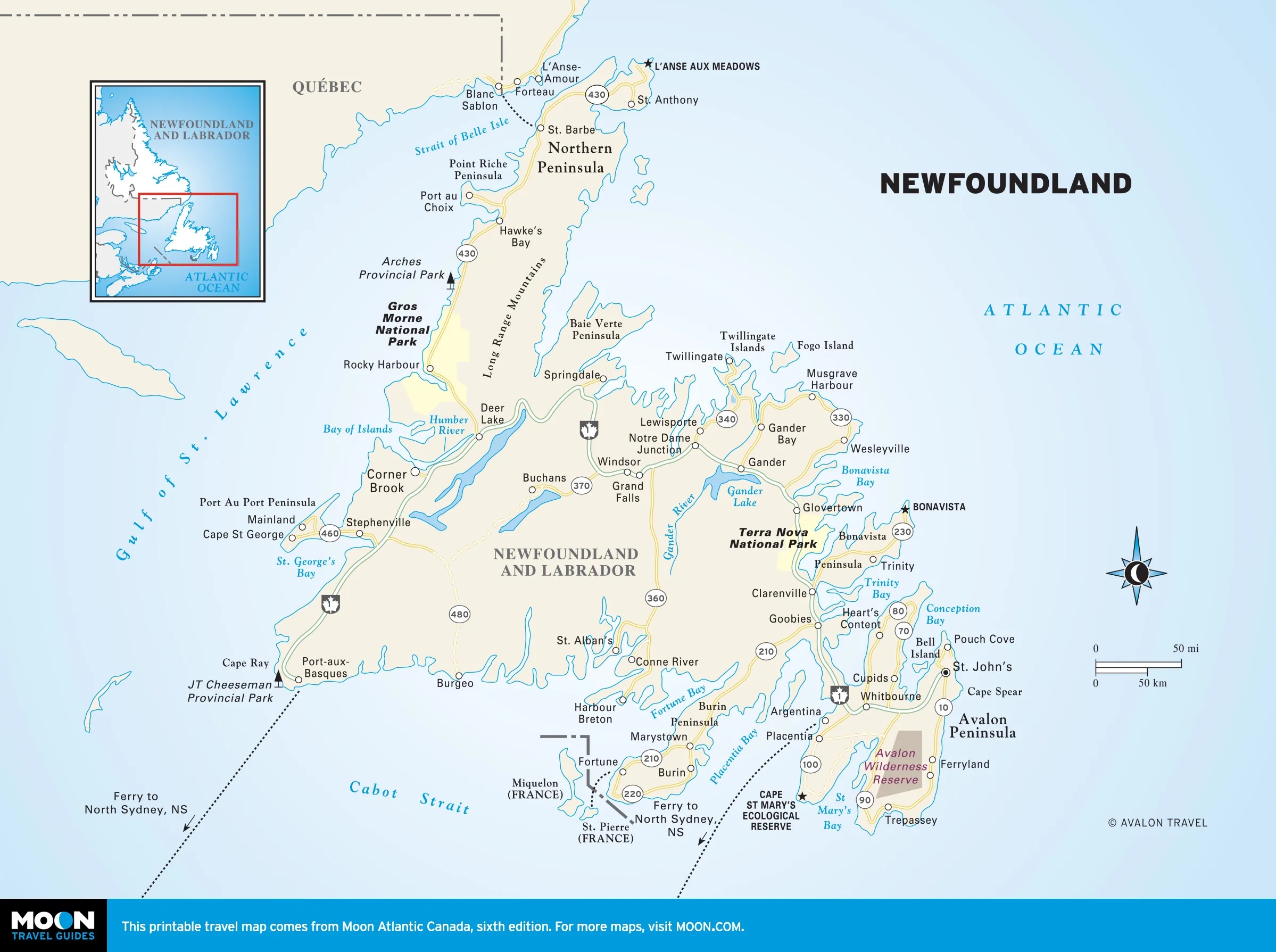 Atlantic Canada Moon Travel Guides