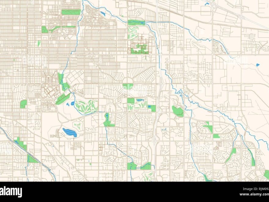Aurora Colorado Printable Map Excerpt This Vector Streetmap Of Downtown Aurora Is Made For Infographic And Print Projects Stock Vector Image Art Alamy