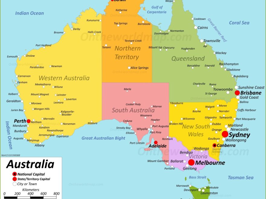 Australia Map Detailed Maps Of Australia