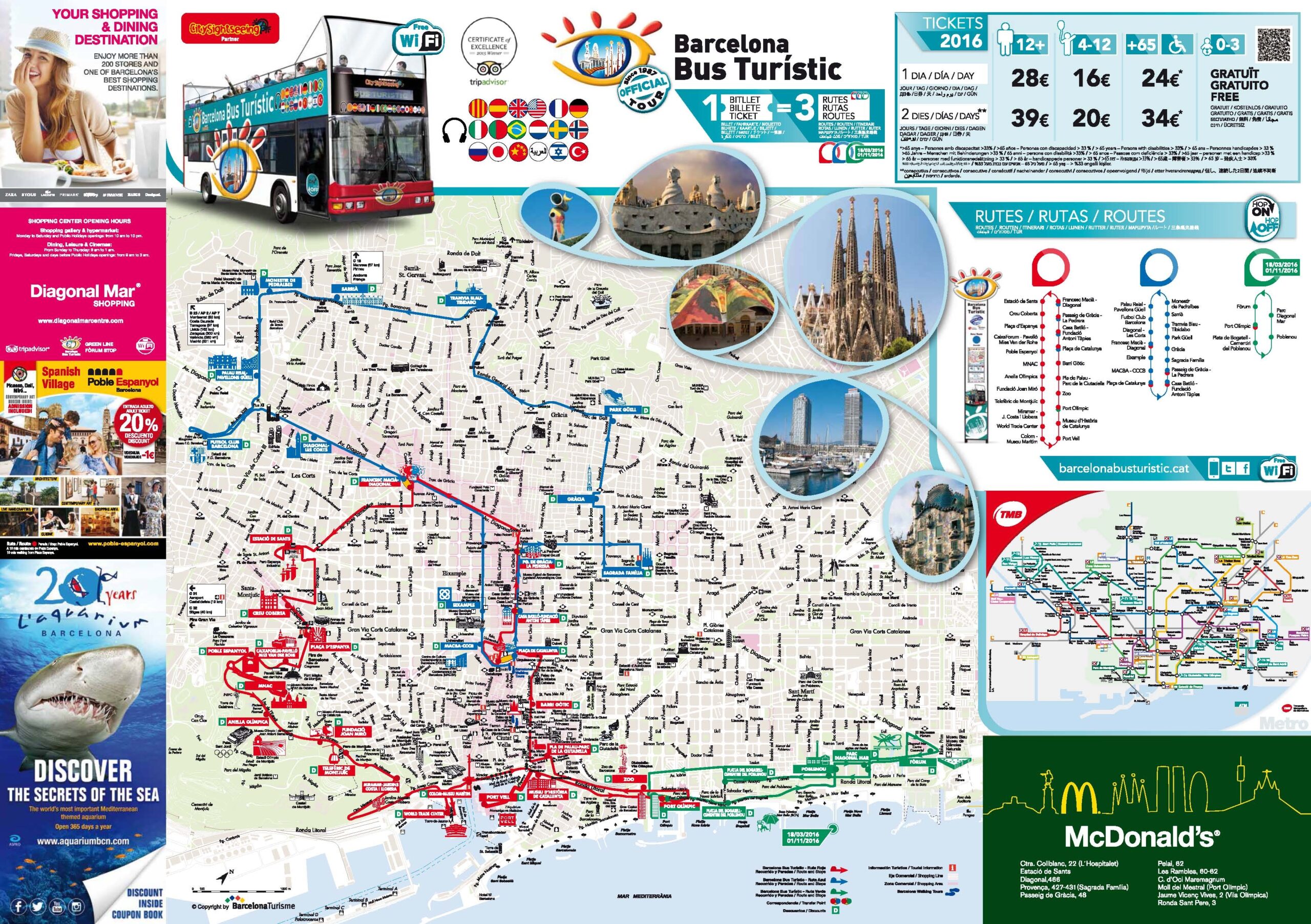 Printable Tourist Map Of Barcelona Printable Tourist Map Of Barcelona