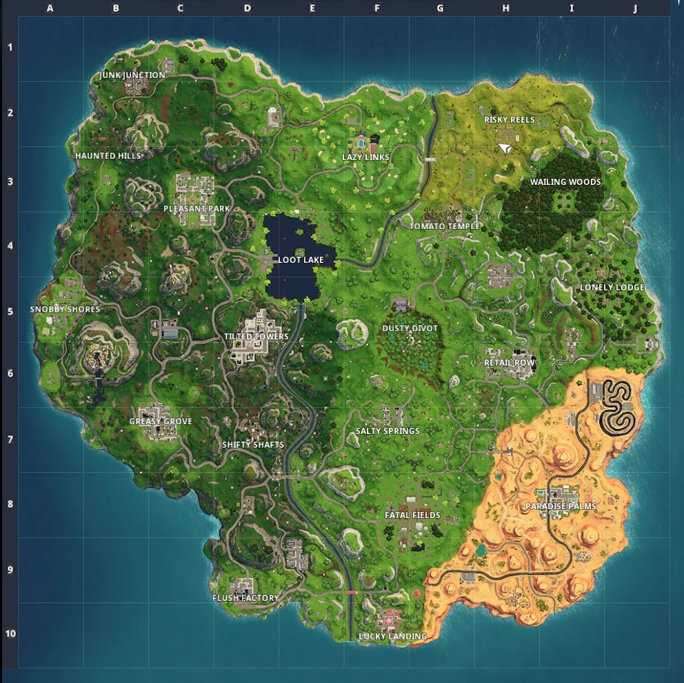 Battle Royale Map Liquipedia Fortnite Wiki Battle Royale Map Liquipedia Fortnite Wiki