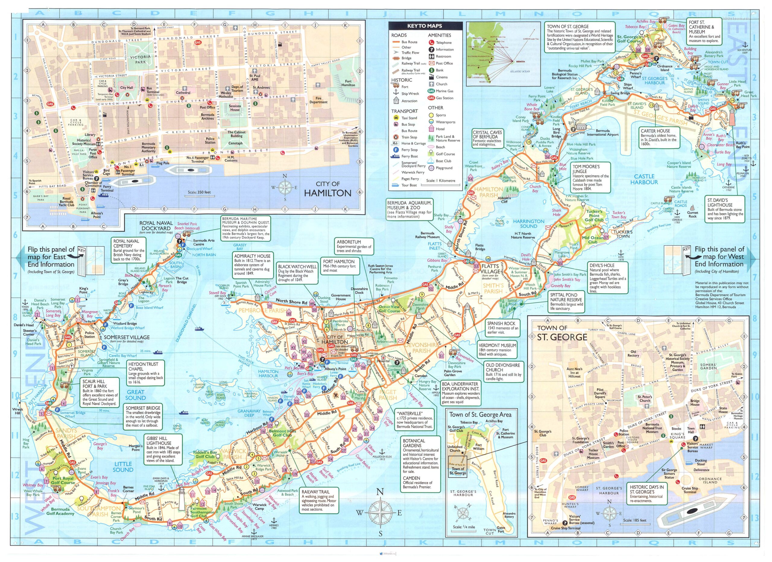 Bermuda Bus Routes Detailed Route Maps For All Bus Services Worksheets Library