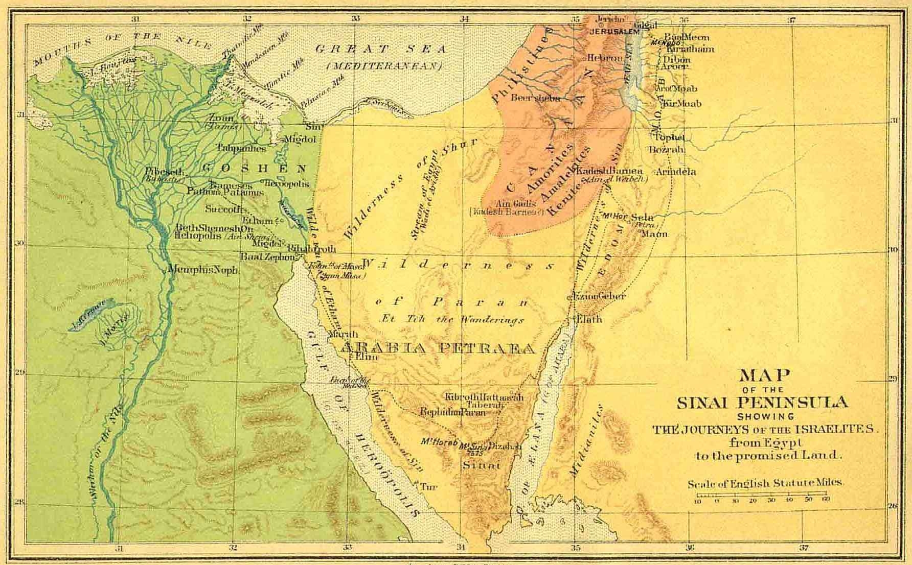 Free Printable Old Testament Maps