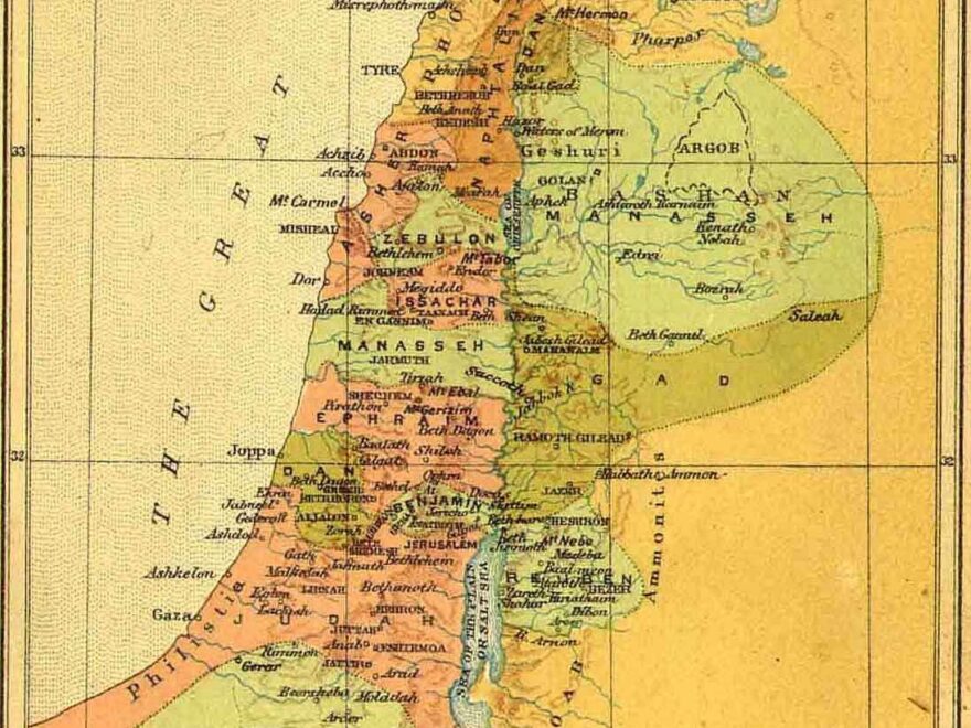 Bible Maps From The Israelites To Present Time