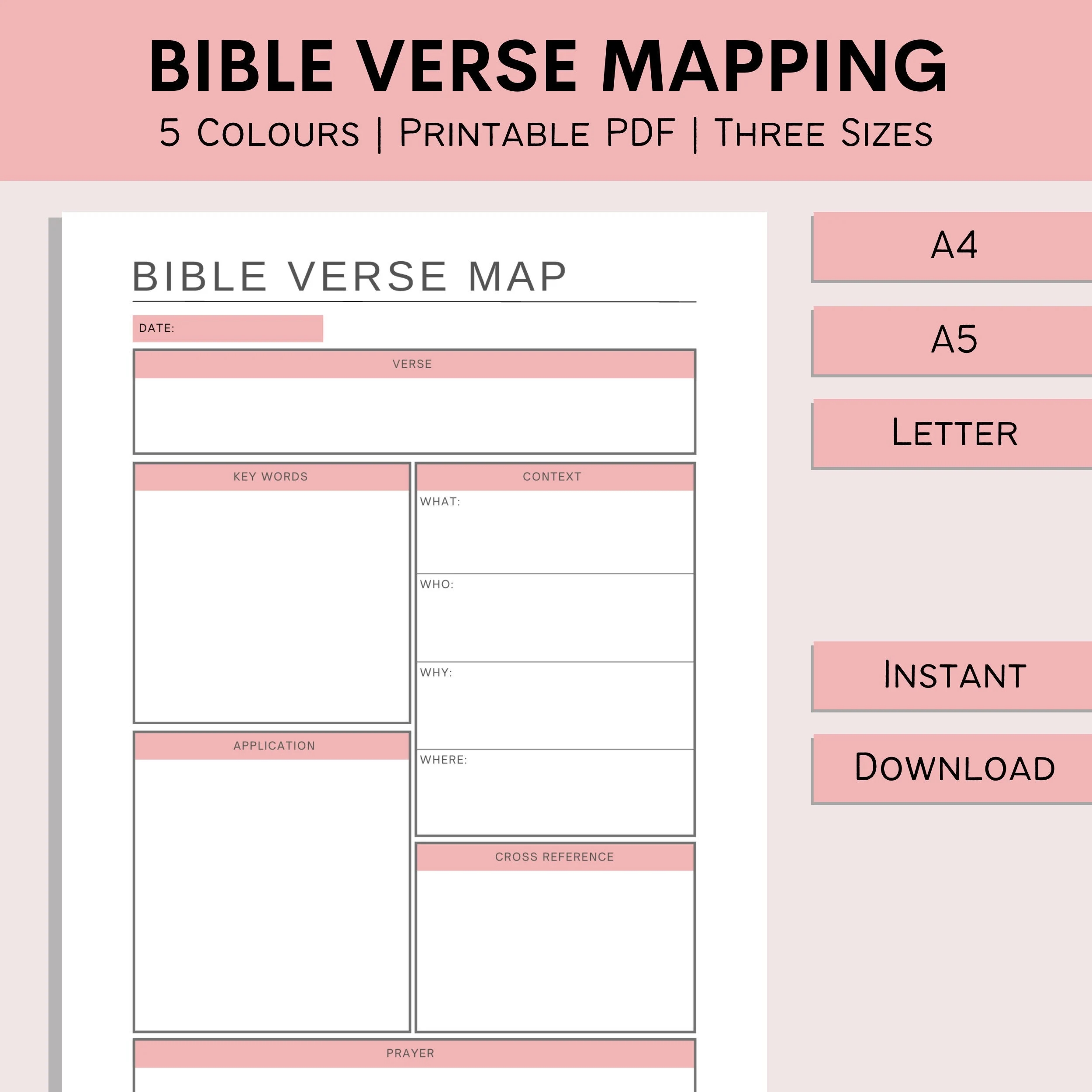 Bible Verse Mapping Bible Study Notes Faith Worksheet Printable Scripture Study Tools Bible Journaling PDF A4 A5 Letter Etsy Bible Verse Mapping Bible Study Notes Faith Worksheet Printable Scripture Study Tools Bible Journaling PDF A4 A5 Letter Etsy